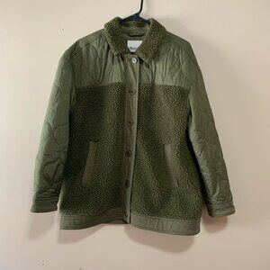 Madewell - Hybrid Sherpa Jacket Green